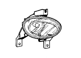 VAN WEZEL 3778998 -  Противотуманная фара